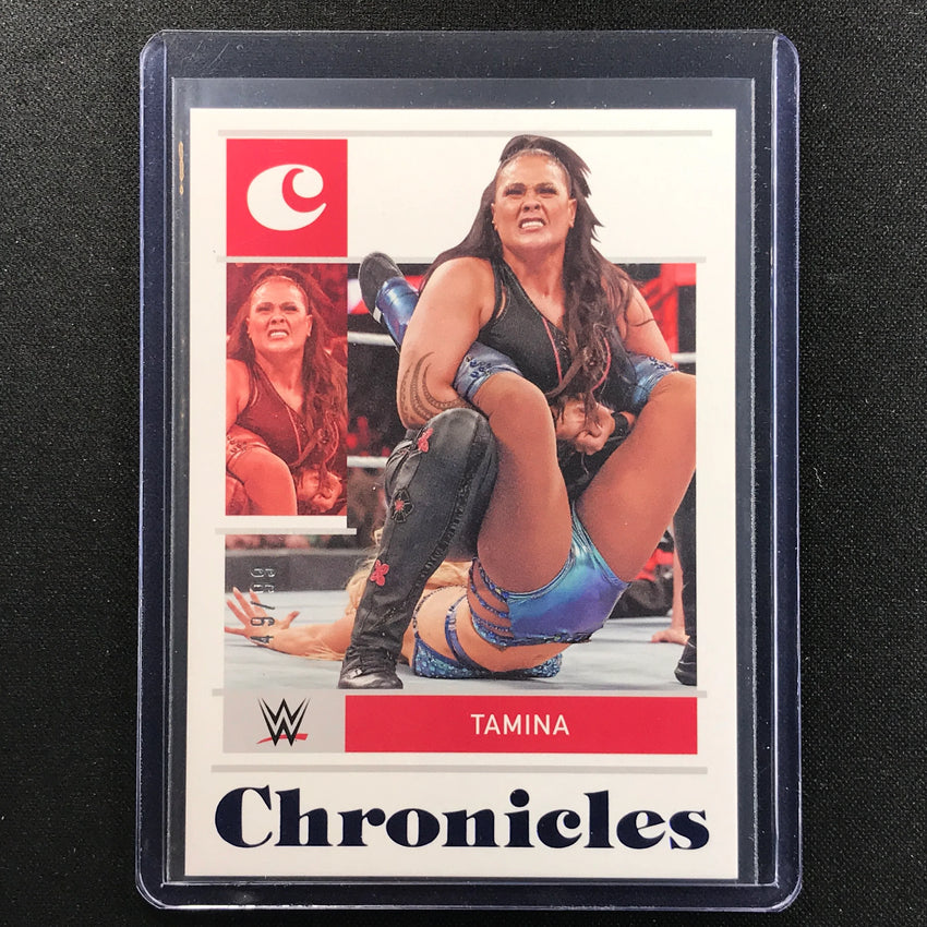 2022 Chronicles Wwe Tamina Base Set Chronicles Blue 49/99