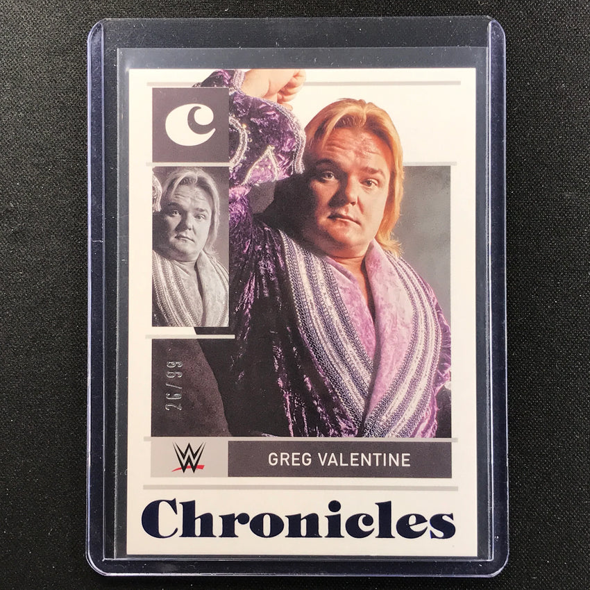 2022 Chronicles Wwe Greg Valentine Base Set Chronicles Blue 26/99