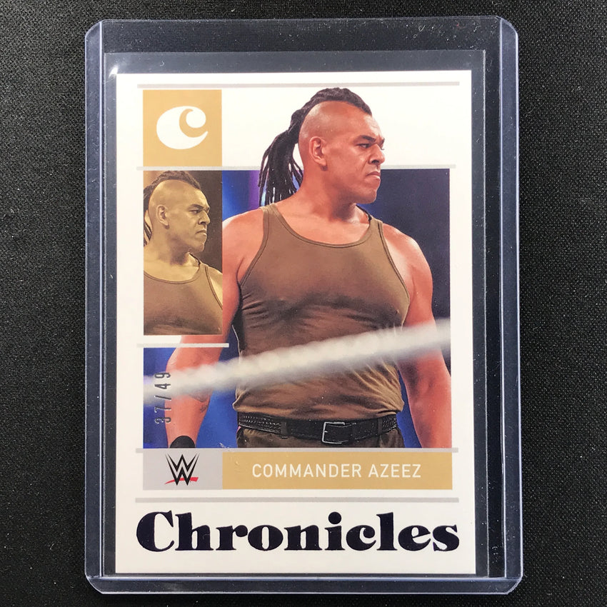 2022 Chronicles Wwe Commander Azeez Base Set Chronicles Purple 37/49