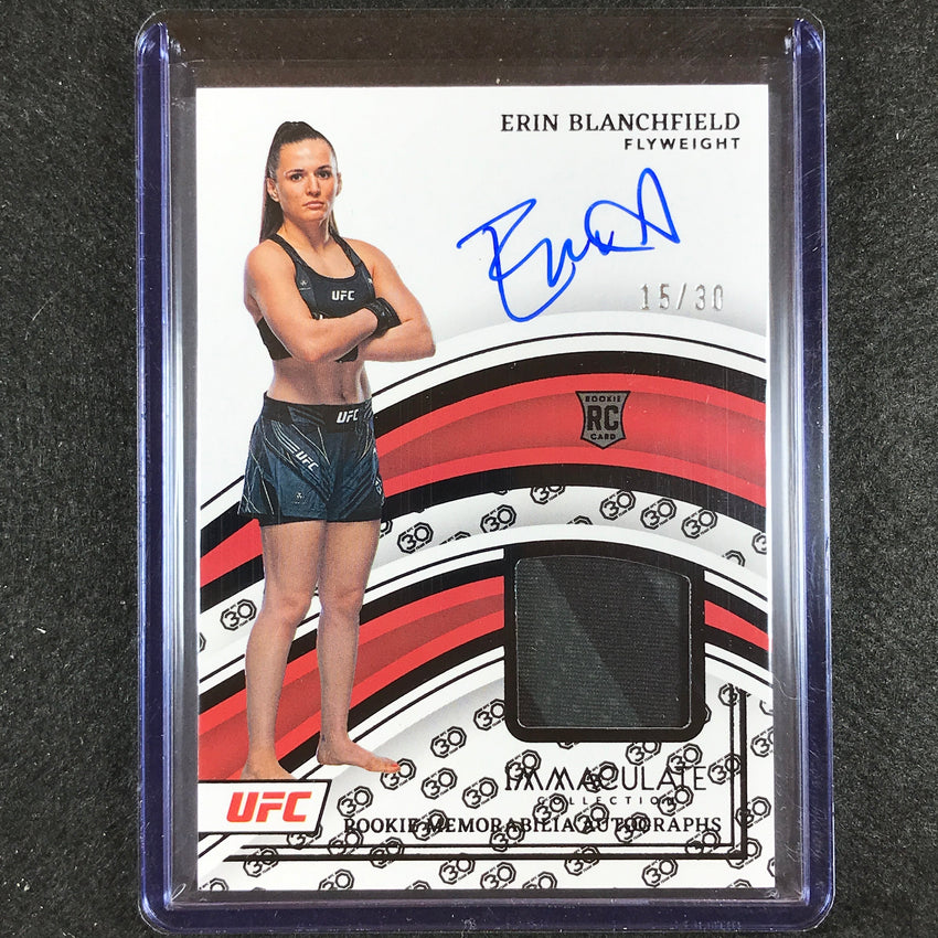 2023 Immaculate Erin Blanchfield Rookie Auto Relic 30th Anniversary 15/30