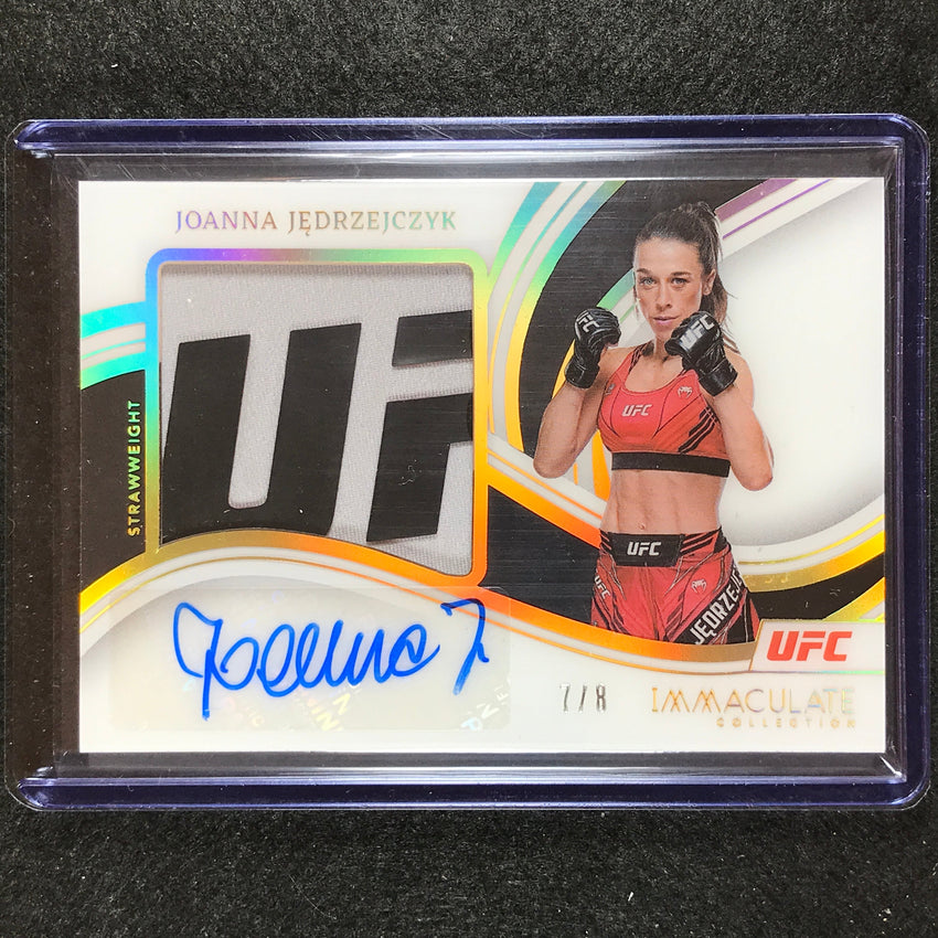 2023 Immaculate Joanna Jedrzejczyk Premium Memorabilia Auto Acetate 7/8