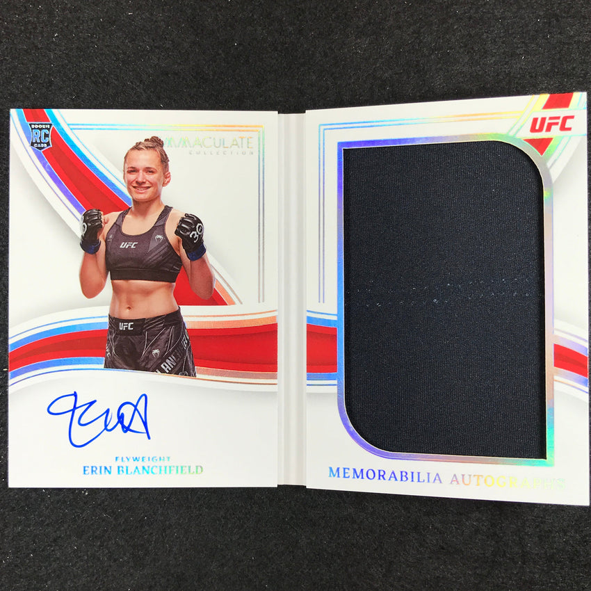 2023 Immaculate Erin Blanchfield Rookie Memorabilia Auto Booklet 6/25