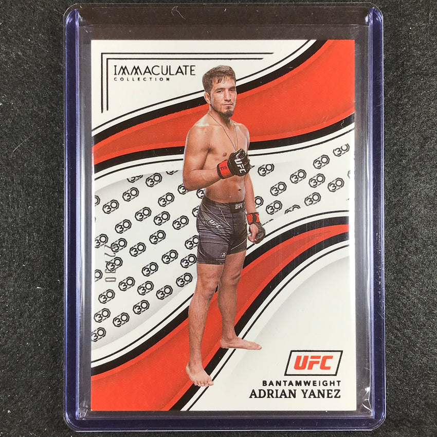 2023 Immaculate Adrian Yanez Base 30th Anniversary 22/30