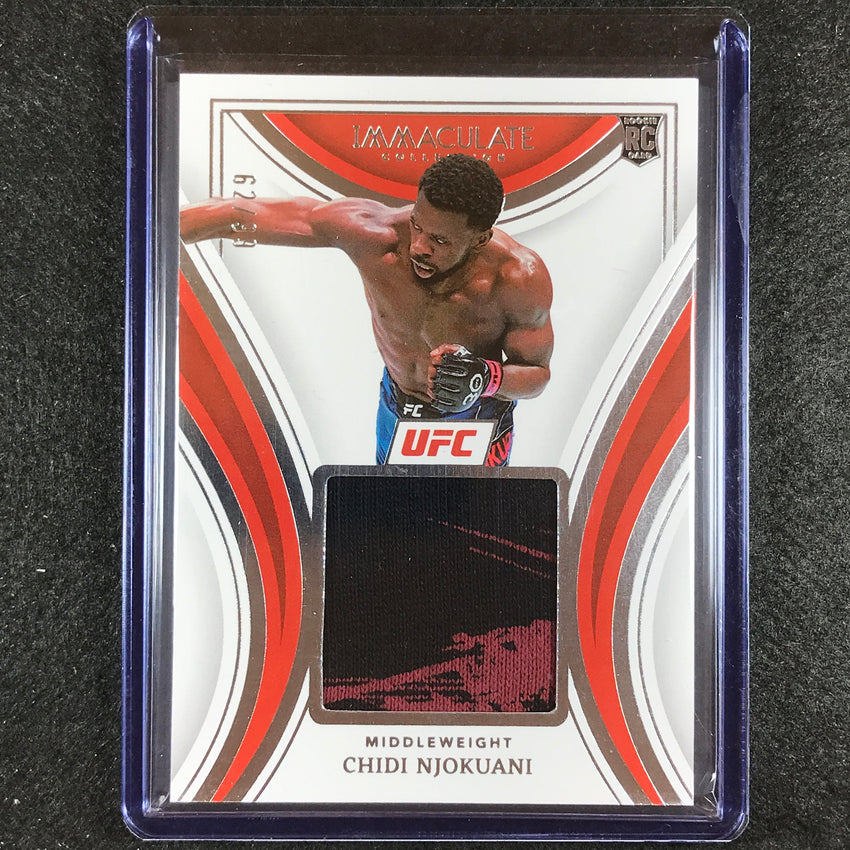 2023 Immaculate Chidi Njokuani Rookie Remarkable Memorabilia Relic 62/99