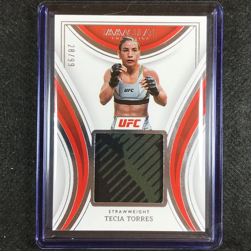 2023 Immaculate Tecia Torres Remarkable Memorabilia Relic 28/99