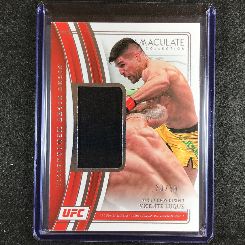 2023 Immaculate Vincente Luque Fight Night Memorabilia Relic 70/99