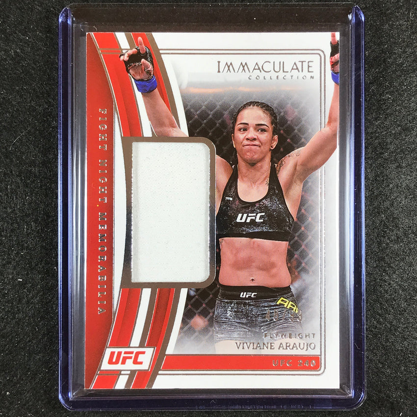 2023 Immaculate Viviane Araujo Fight Night Memorabilia Relic 48/99