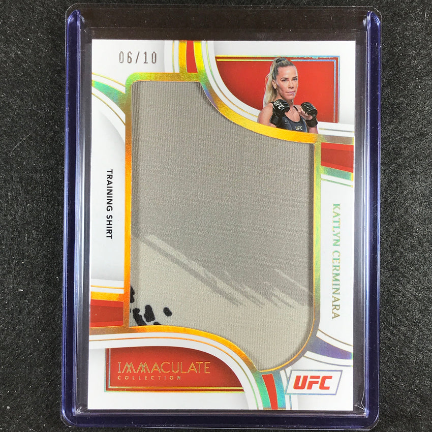 2023 Immaculate Katlyn Cerminara Jumbo Memorabilia Training Shirt Relic 6/10