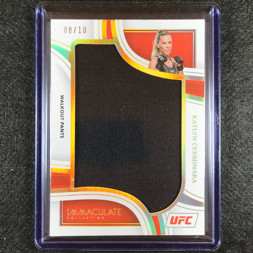 2023 Immaculate Katlyn Cerminara Jumbo Memorabilia Walkout Pants Relic 8/10