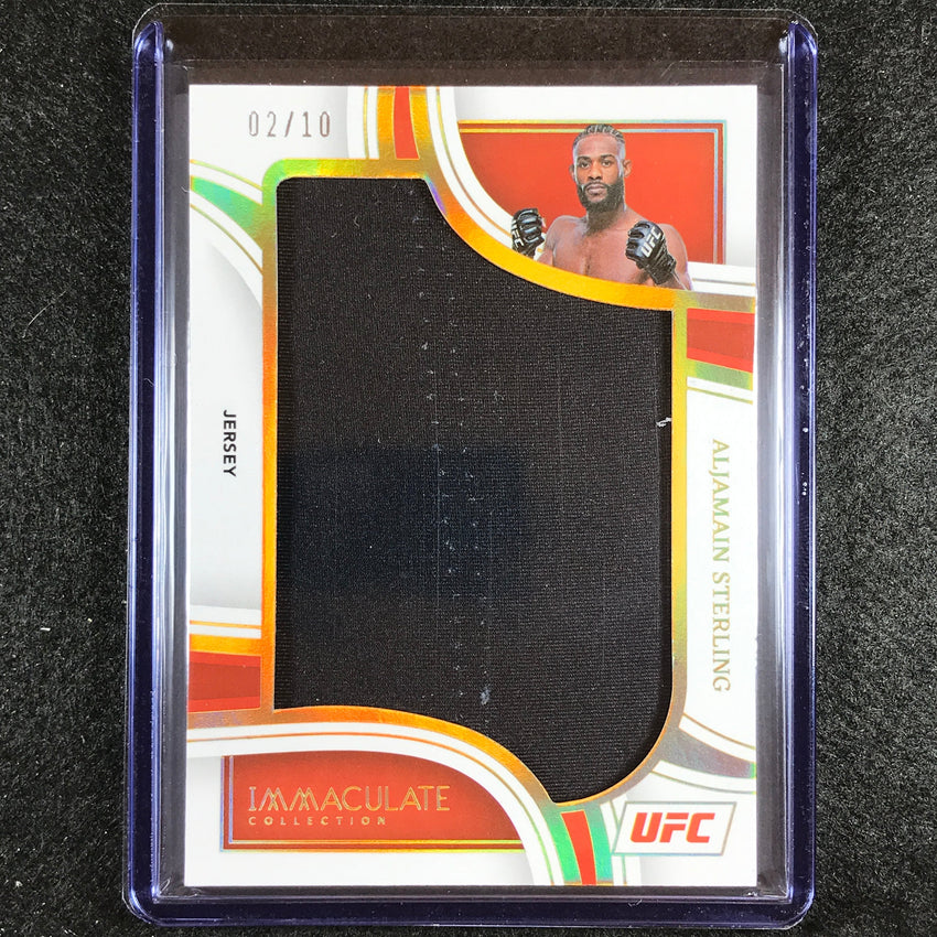 2023 Immaculate Aljamain Sterling Jumbo Memorabilia Jersey Relic 2/10