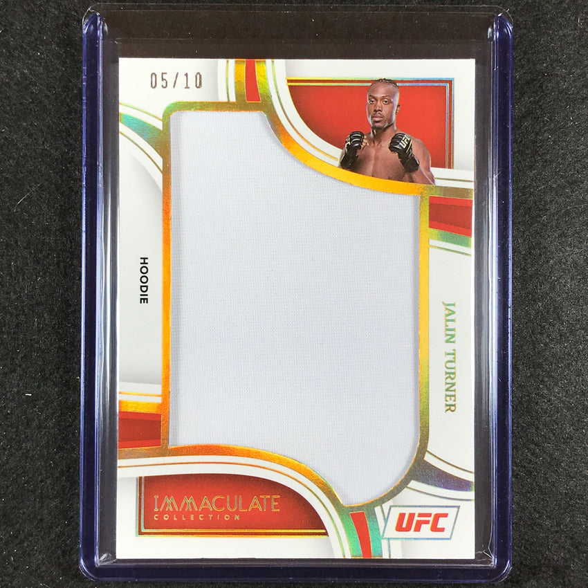 2023 Immaculate Jalin Turner Jumbo Memorabilia Hoodie Relic 5/10
