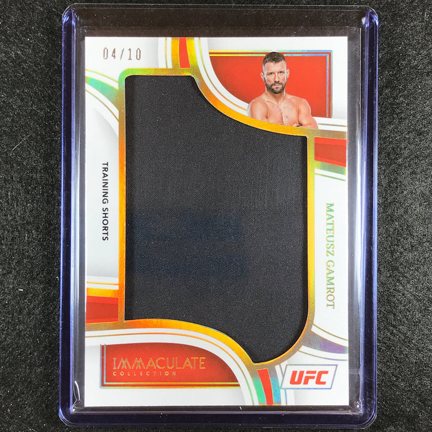 2023 Immaculate Mateusz Gamrot Jumbo Memorabilia Training Shorts Relic 4/10