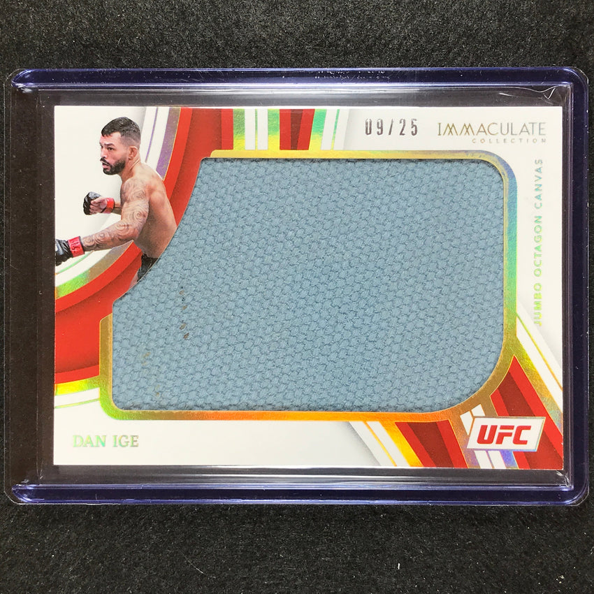 2023 Immaculate Dan Ige Jumbo Octagon Canvas Relic 9/25