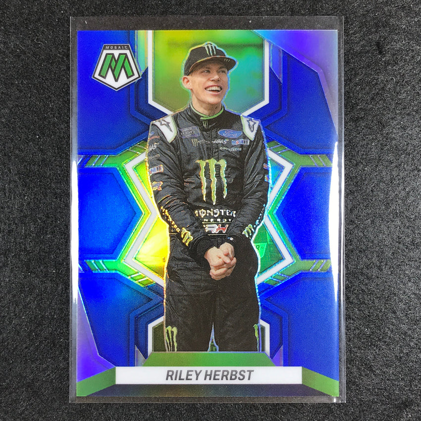 2023 Chronicles Racing Riley Herbst Mosaic Blue 153/199