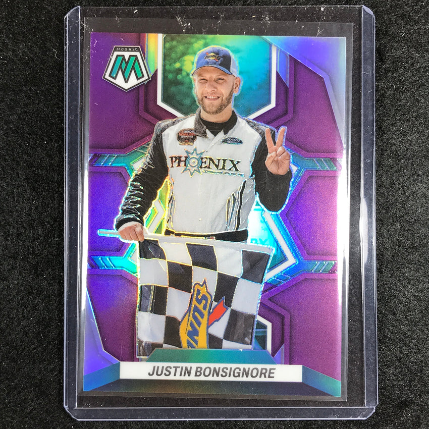 2023 Chronicles Racing Justin Bonsignore Mosaic Rookie Purple 7/25