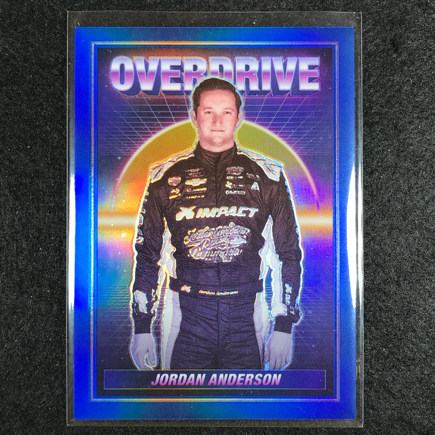 2023 Chronicles Racing Jordan Anderson Overdrive Rookie Blue 159/199