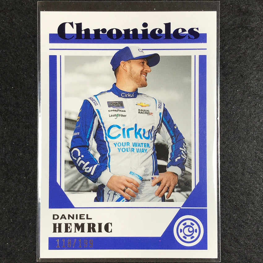 2023 Chronicles Racing Daniel Hemric Chronicles Base Blue 118/199
