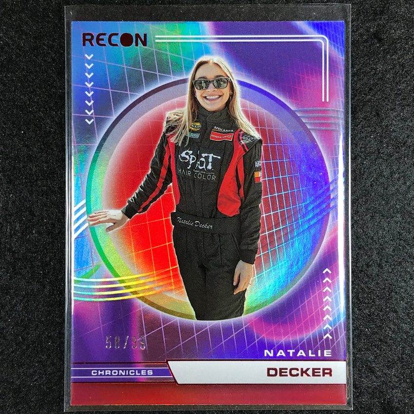 2023 Chronicles Racing Natalie Decker Recon Red 58/99