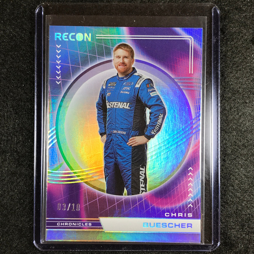 2023 Chronicles Racing Chris Buescher Recon Silver Holo 3/10