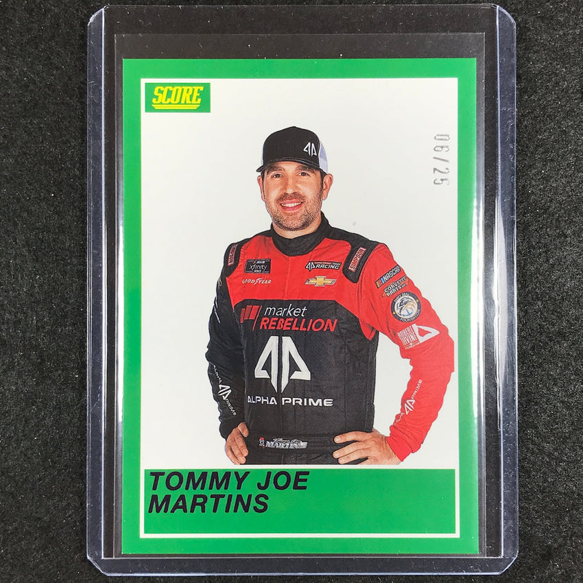 2023 Chronicles Racing Tommy Joe Martins Score Purple 6/25