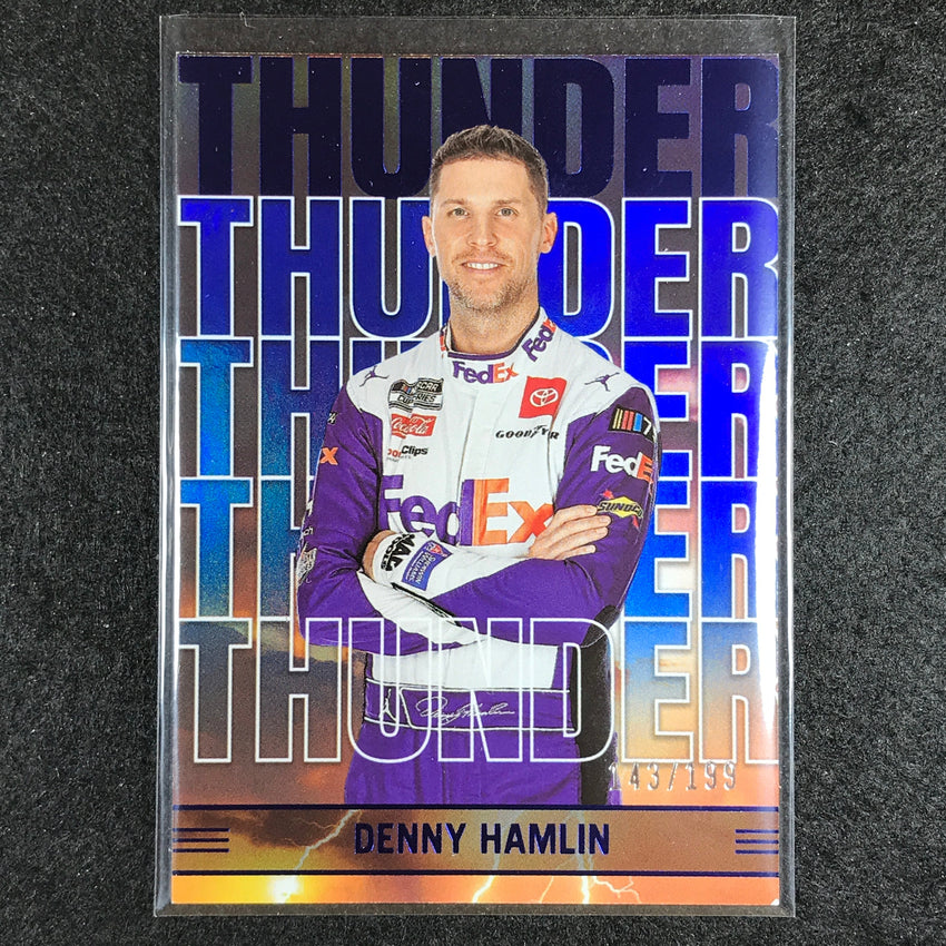 2023 Chronicles Racing Denny Hamlin Thunder Blue 143/199