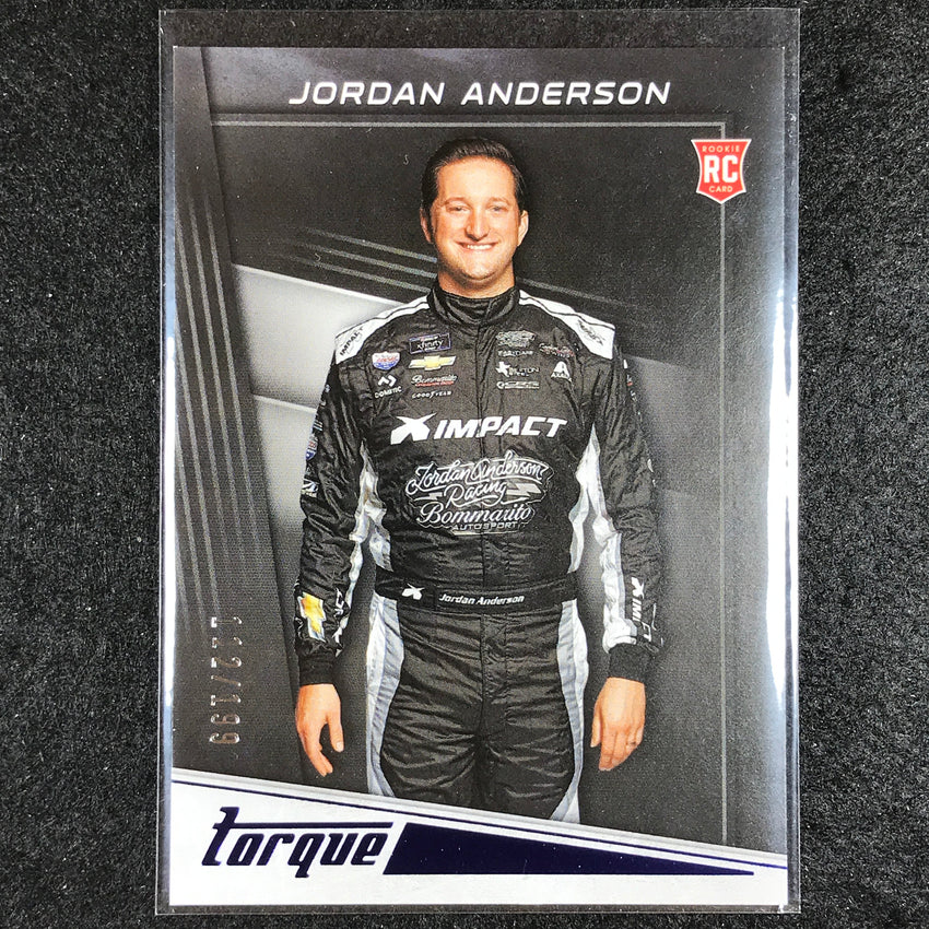 2023 Chronicles Racing Jordan Anderson Torque Rookie Blue 112/199