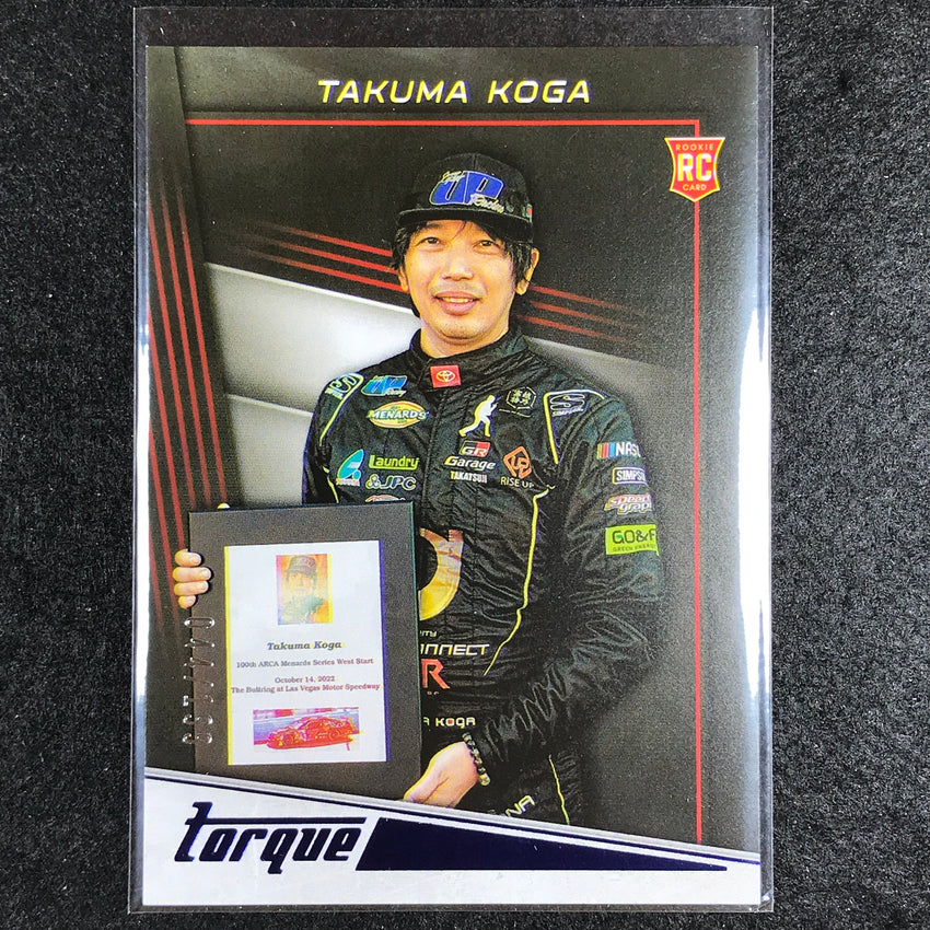 2023 Chronicles Racing Takuma Koga Torque Rookie Blue 44/199