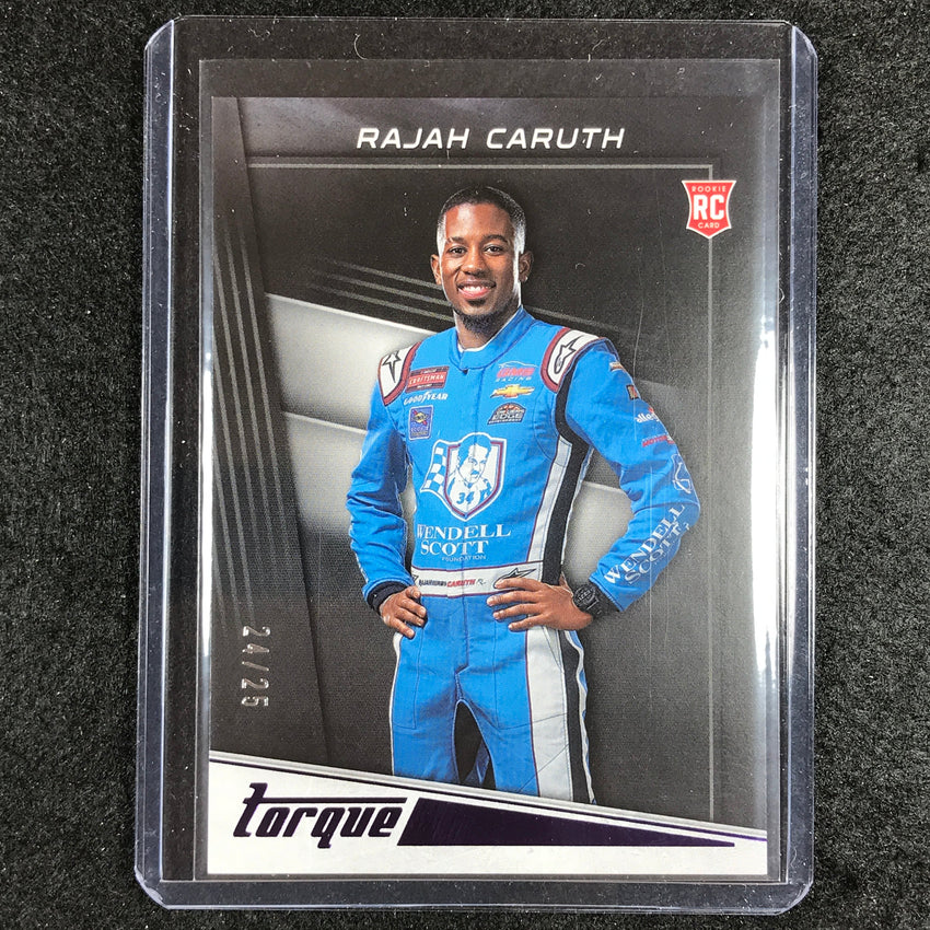 2023 Chronicles Racing Rajah Caruth Torque Rookie Purple 24/25