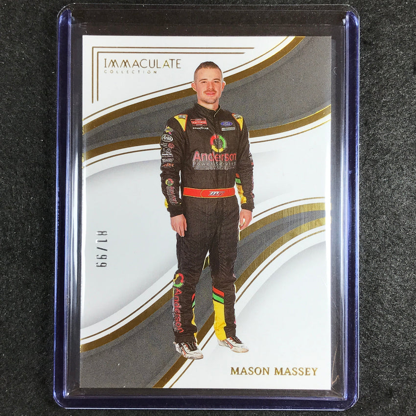 2023 Chronicles Racing Mason Massey Immaculate Base 81/99