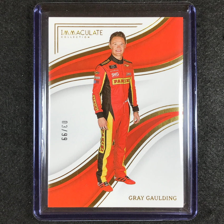 2023 Chronicles Racing Gray Gaulding Immaculate Base 3/99