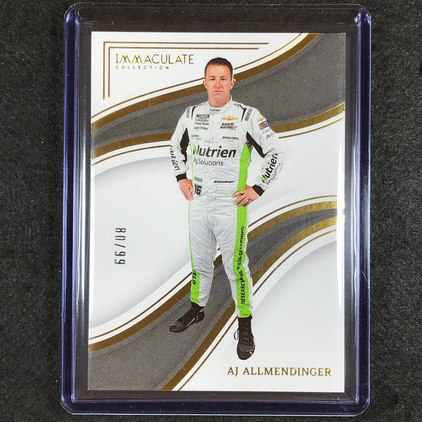 2023 Chronicles Racing Aj Allmendinger Immaculate Base 80/99