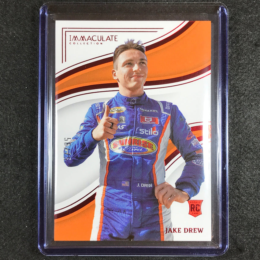 2023 Chronicles Racing Jake Drew Immaculate Rookie Red 56/75