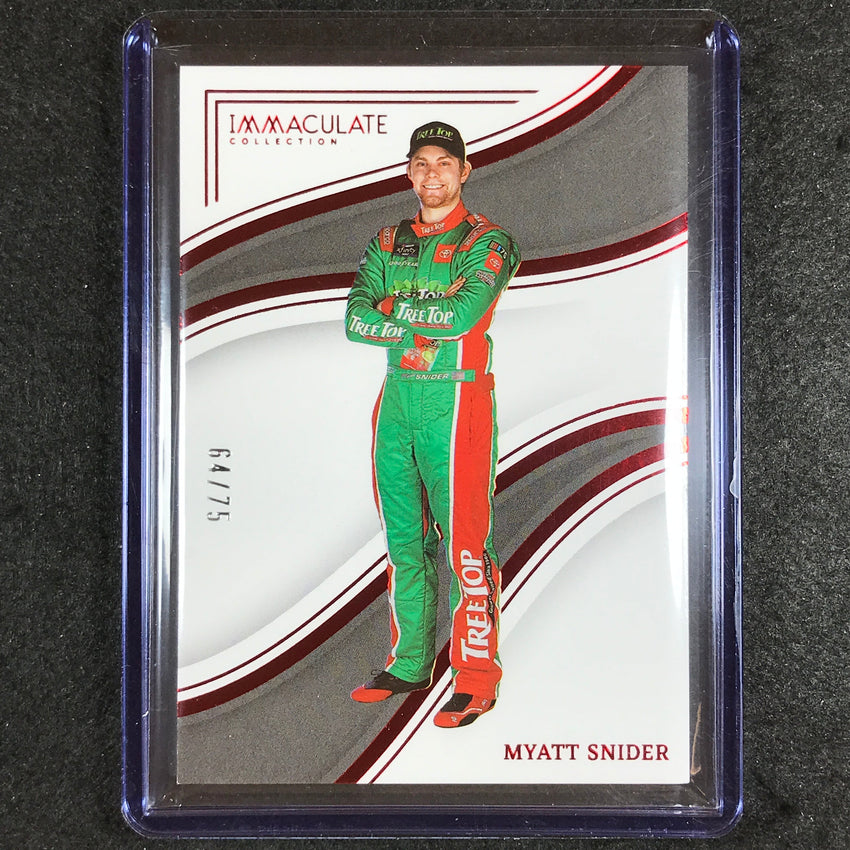 2023 Chronicles Racing Myatt Snider Immaculate Red 64/75