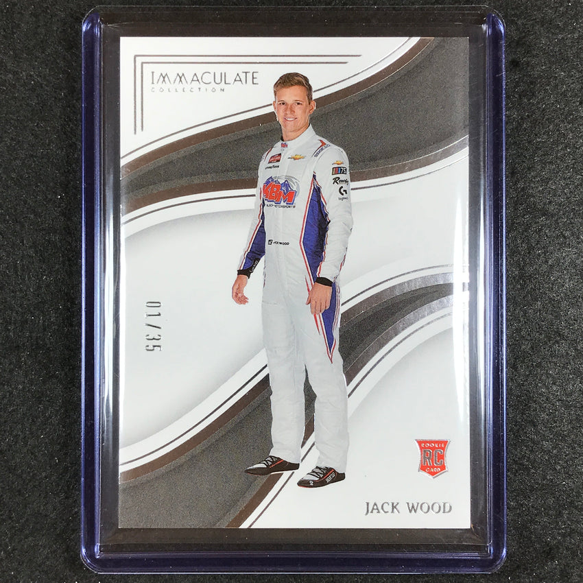 2023 Chronicles Racing Jack Wood Immaculate Rookie Silver 1/35