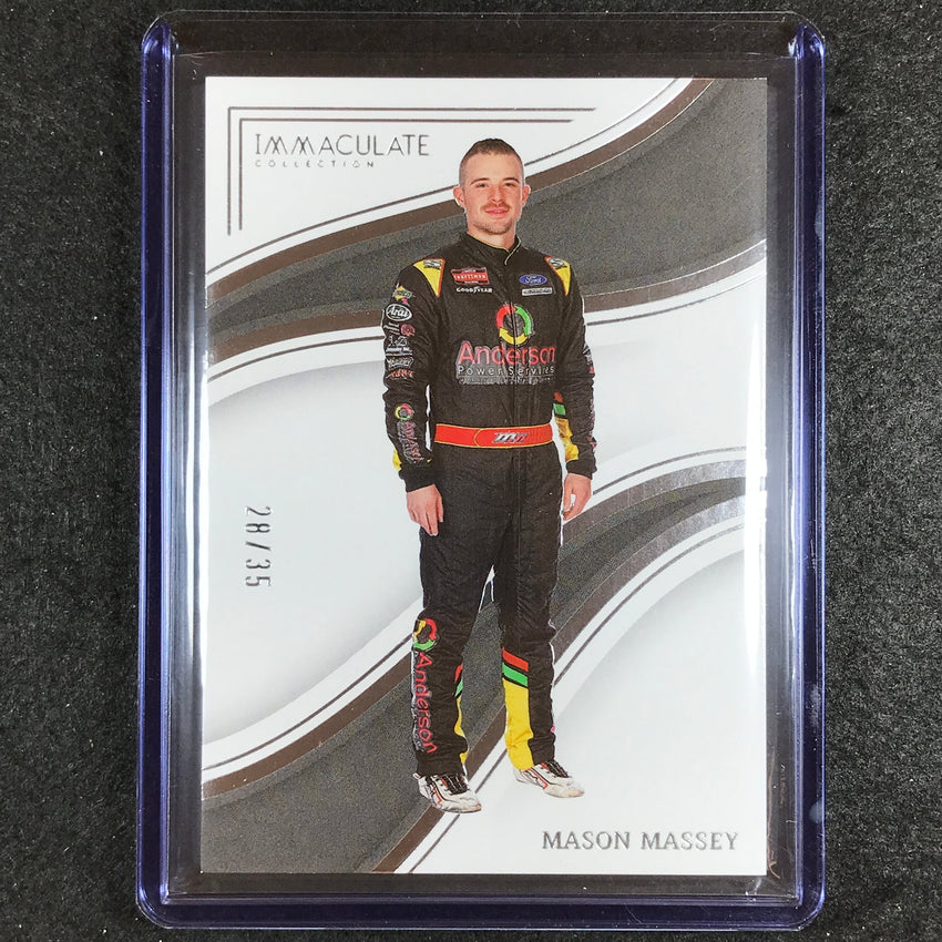 2023 Chronicles Racing Mason Massey Immaculate Silver 28/35
