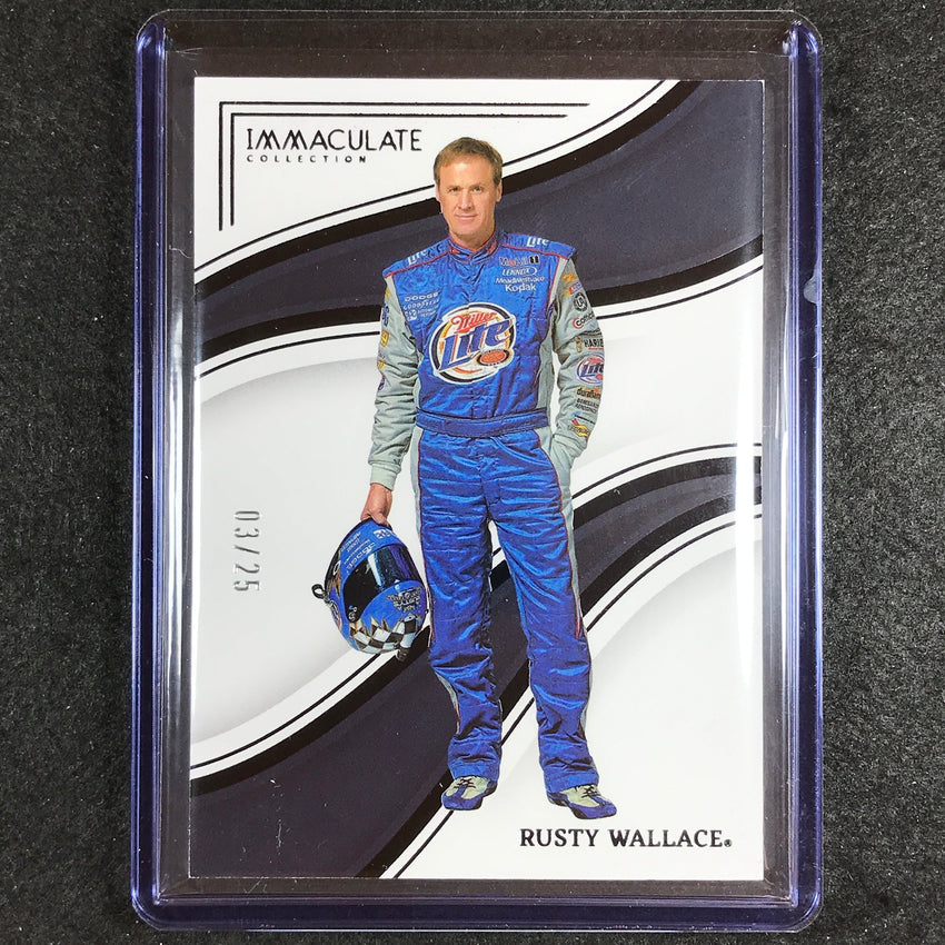 2023 Chronicles Racing Rusty Wallace Immaculate Black 3/25