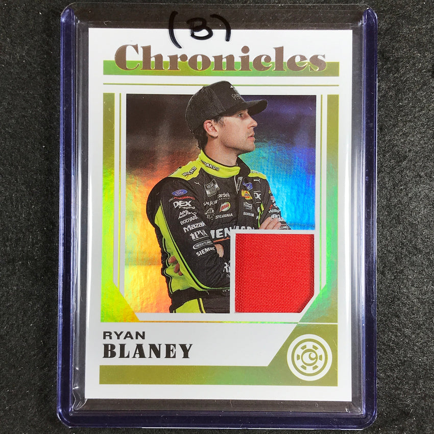 2023 Chronicles Racing RYAN BLANEY Chronicles Swatches Jersey Relic (B) #RB