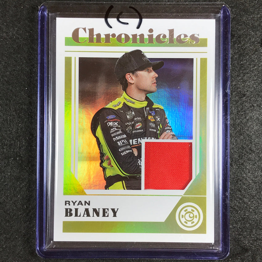 2023 Chronicles Racing RYAN BLANEY Chronicles Swatches Jersey Relic (C) #RB