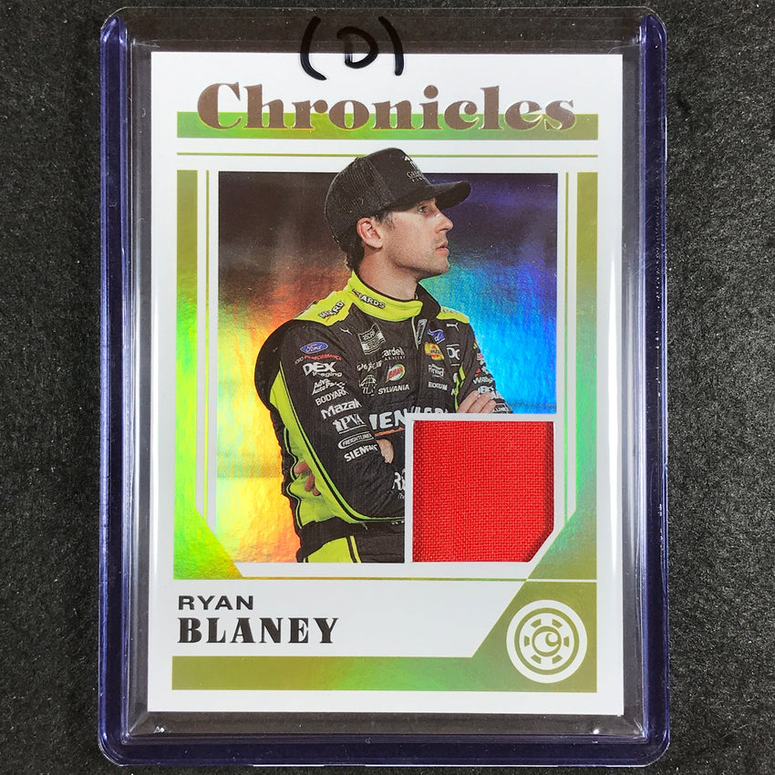 2023 Chronicles Racing Ryan Blaney Chronicles Swatches Jersey Relic D No Rb