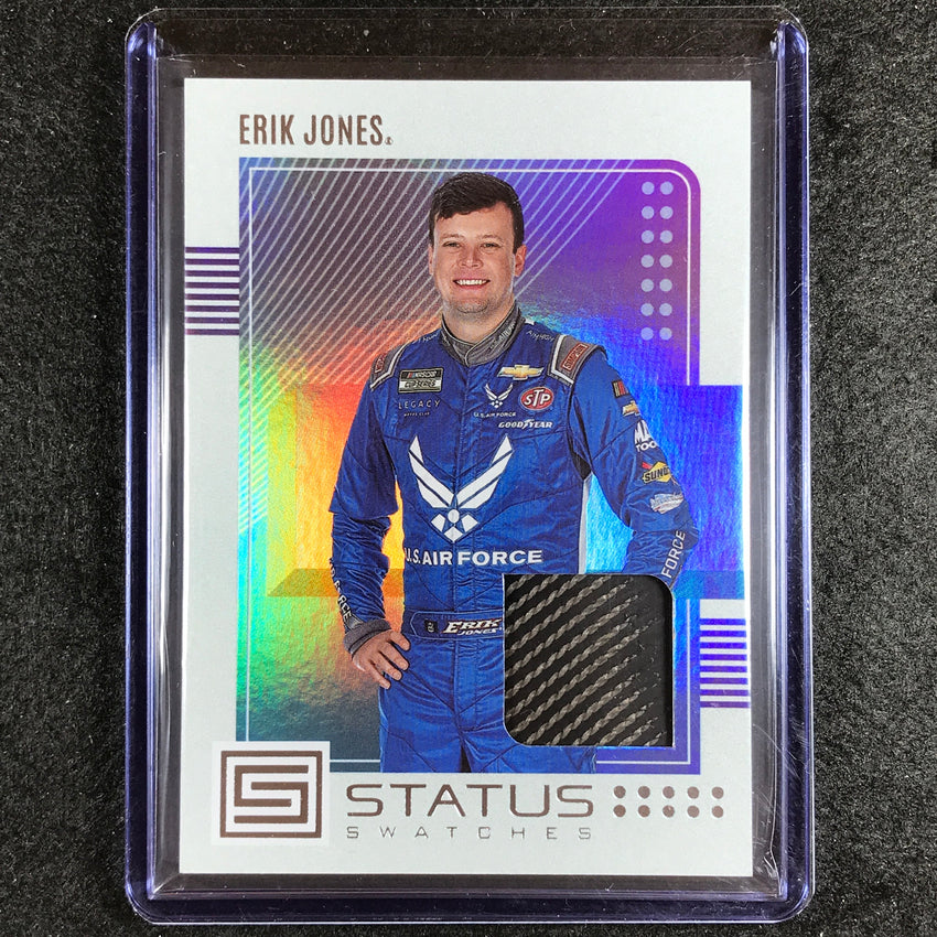 2023 Chronicles Racing ERIK JONES Status Swatches Jersey Relic (A) #EJ
