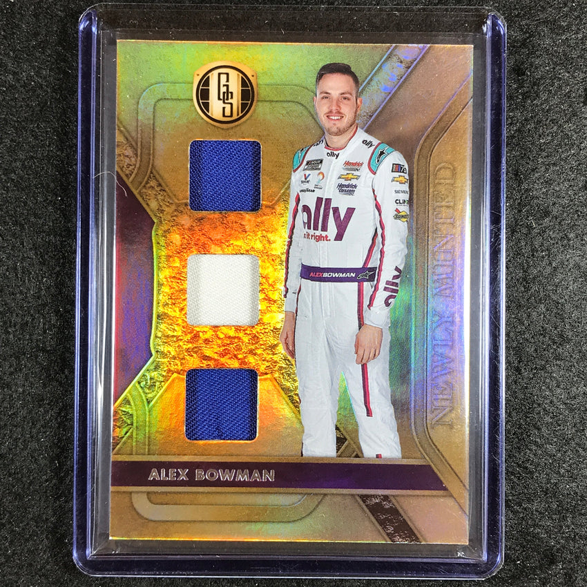 2023 Chronicles Racing Alex Bowman Gold Standard Newly Minted Jersey Relic No Ab