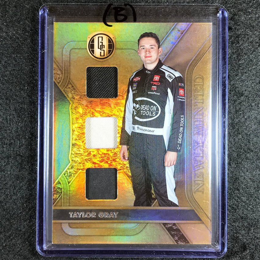 2023 Chronicles Racing TAYLOR GRAY Gold Standard Newly Minted Jersey (B) #TG