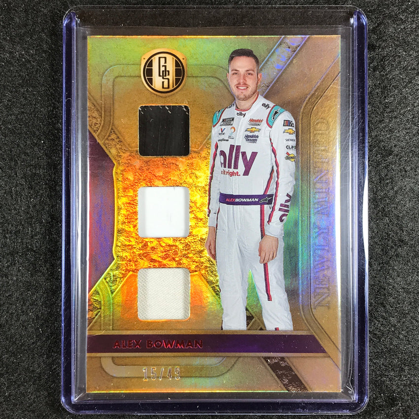 2023 Chronicles Racing Alex Bowman Gold Standard Newly Minted Jersey Red 15/49