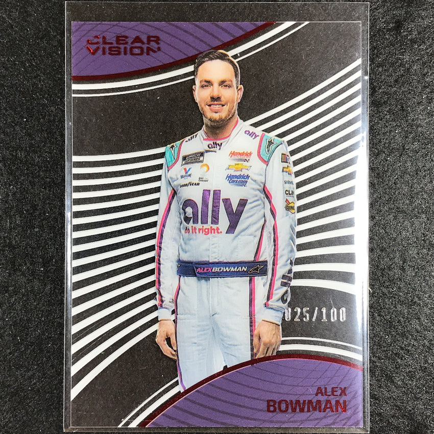 2023 Chronicles Racing Alex Bowman Clear Vision Acetate Red 25/100