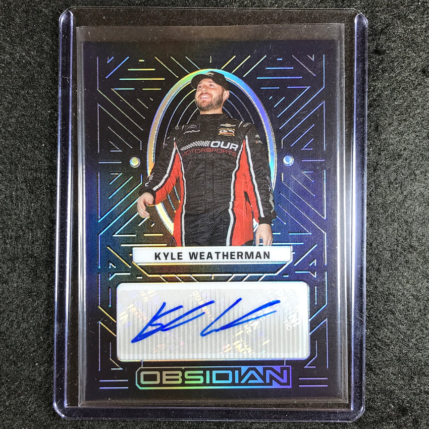 2023 Chronicles Racing Kyle Weatherman Obsidian Auto #Kw