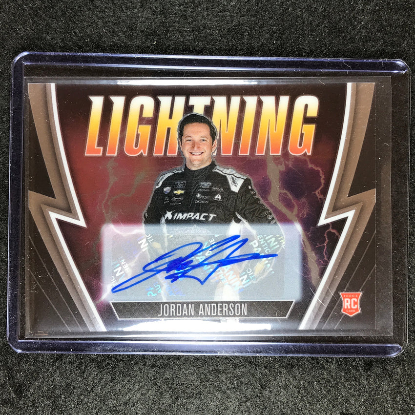 2023 Chronicles Racing Jordan Anderson Lightning Rookie Auto No 8