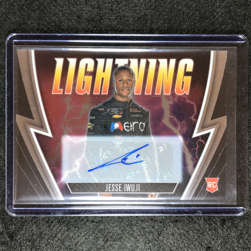 2023 Chronicles Racing Jesse Iwuji Lightning Rookie Auto No 9