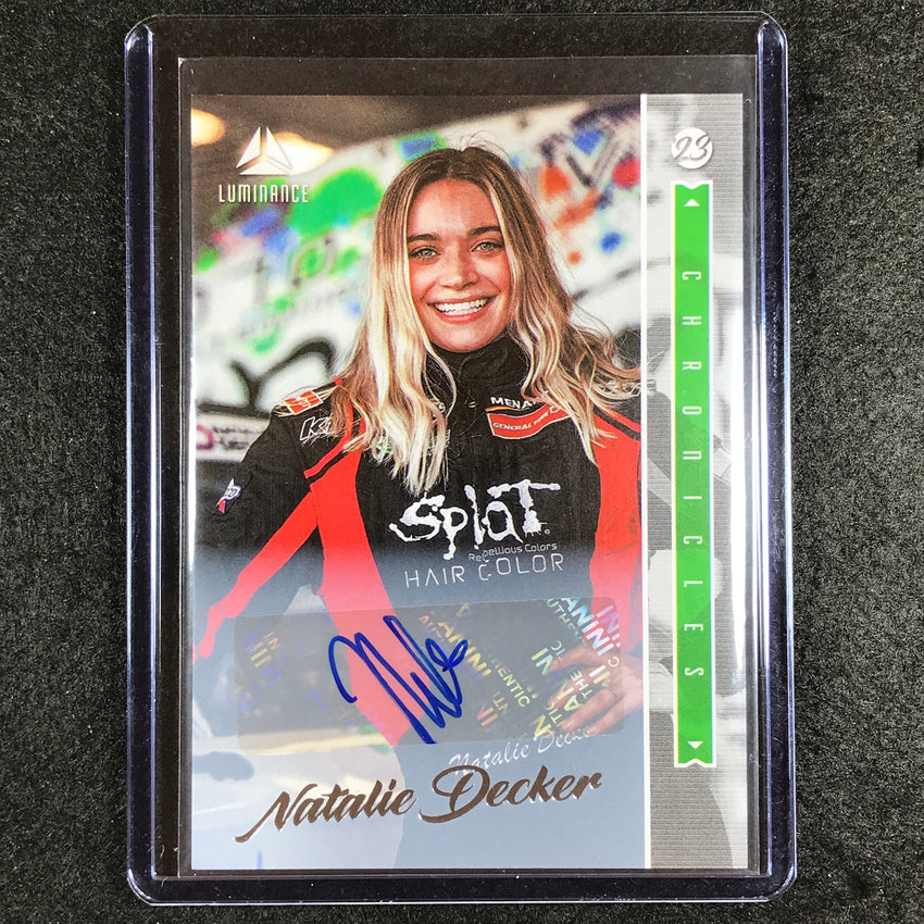 2023 Chronicles Racing Natalie Decker Luminance Auto No 14