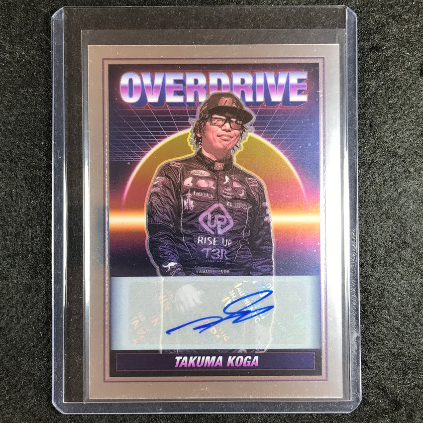 2023 Chronicles Racing Takuma Koga Overdrive Rookie Auto No 6