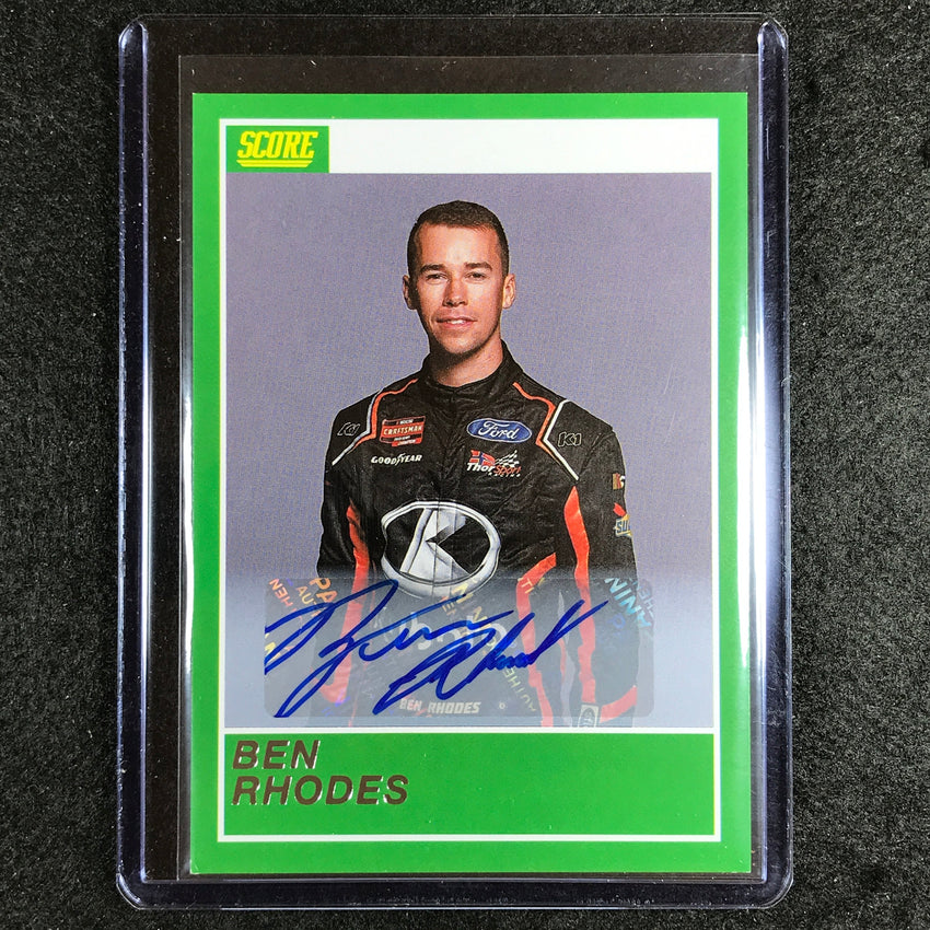 2023 Chronicles Racing Ben Rhodes Score Auto No 7